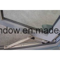 Economy Powder Coating Grey Aluminum Casement Window